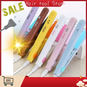 

High quality mini hair straightener iron ceramic straightening corrugated hair curler styling tool hairdresser mushroom silicone
