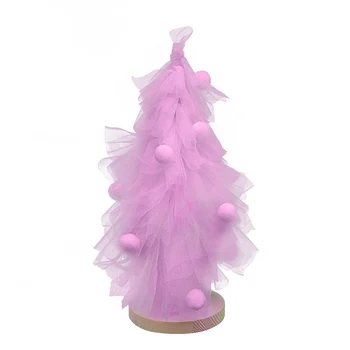 

Gauze Christmas Tree Desktop Decorations Girls Gifts Bedroom Decorations Christmas Party new Unique Decoration 2020