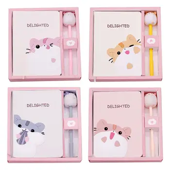

Kawaii Mouse Planner Notebook Journal Daily Book with Pen Set Stationery Supplies School Supplies Student Gift