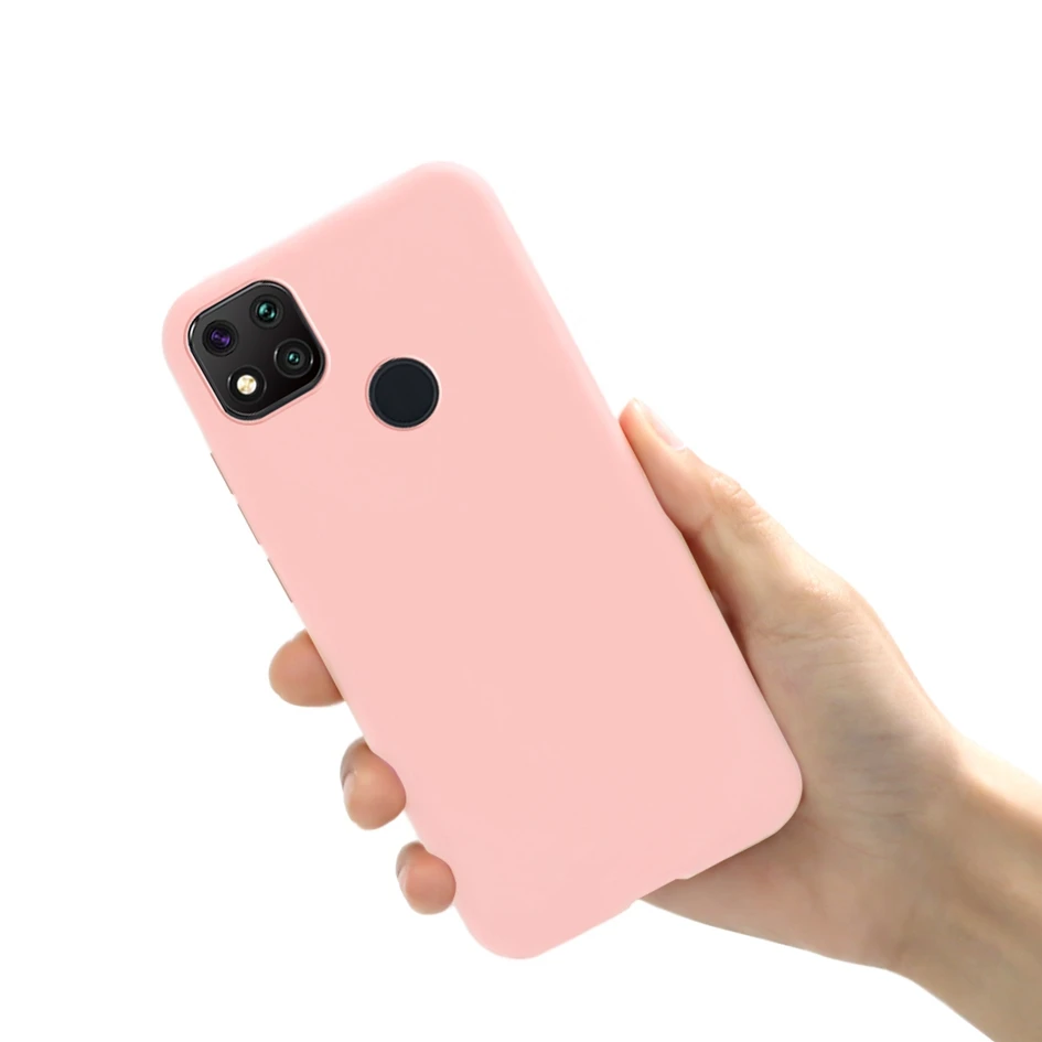 For Xiaomi Redmi 9C Silicone Candy TPU Simple Cover Phone Case For Xiomi Redmi 9C 9 C Redmi9C NFC Redmi 10C 10 C Case Fundas samsung flip cover