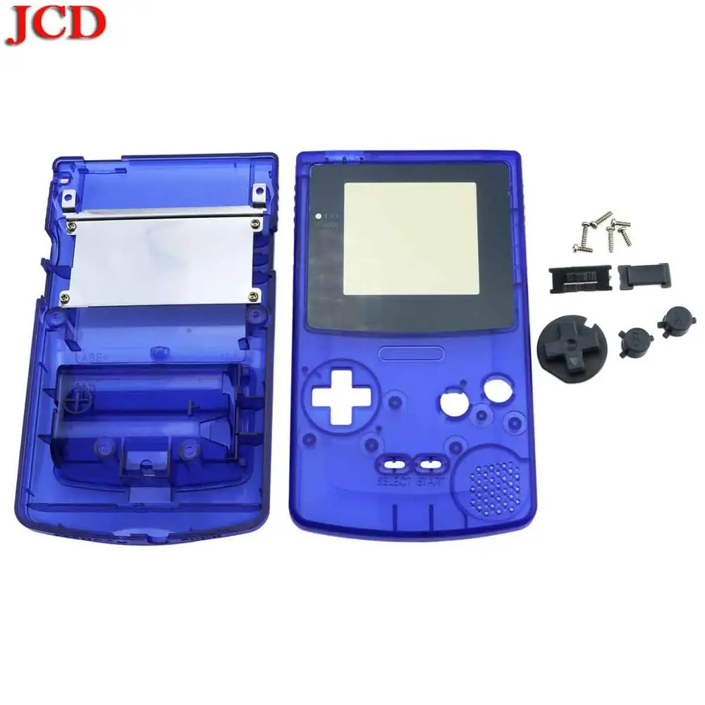 No12 JCD полный корпус оболочка Крышка для nintendo на запчасти для Gameboy DIY игра футляр для GBC Ремонт Часть корпус оболочка Пакет - Цвет: No12