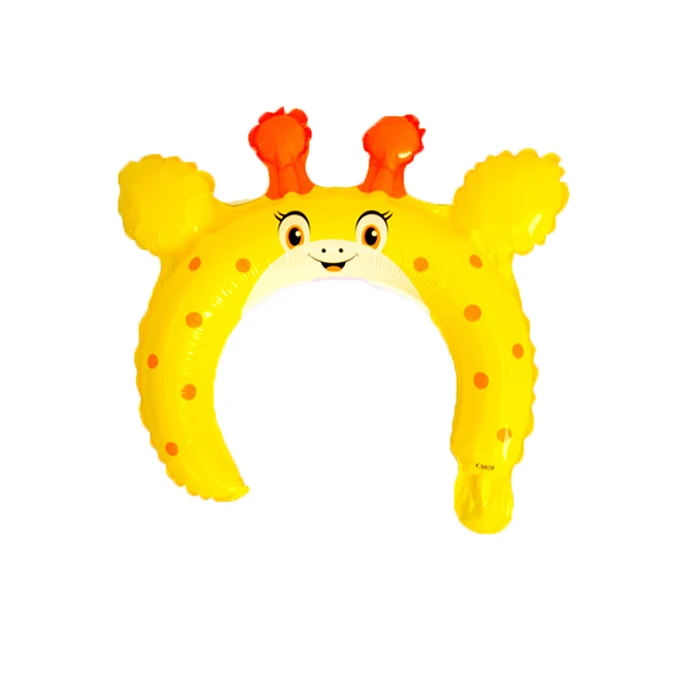 Cute Giraffe 10pcs 10 шт./лот милый Микки повязка на голову "Минни" фольгированный шар кролик медведь животные воздушные шары Детские игрушки День рождения украшения - Цвет: Cute Giraffe 10pcs