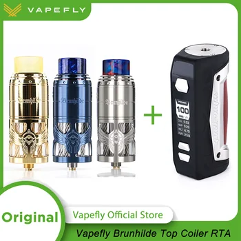 

Vapefly Brunhilde Top Coiler RTA 8ml Capacity with Surrounding Top Airflow Dual Coil Building E Cigarette Vape fit Aegis Max Mod
