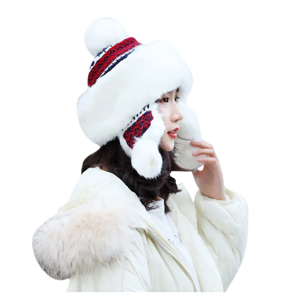Женские модные теплые зимние шапки, вязанная шерстяная шапка с помпоном для волос, весна-осень, новая простая модная шапка
