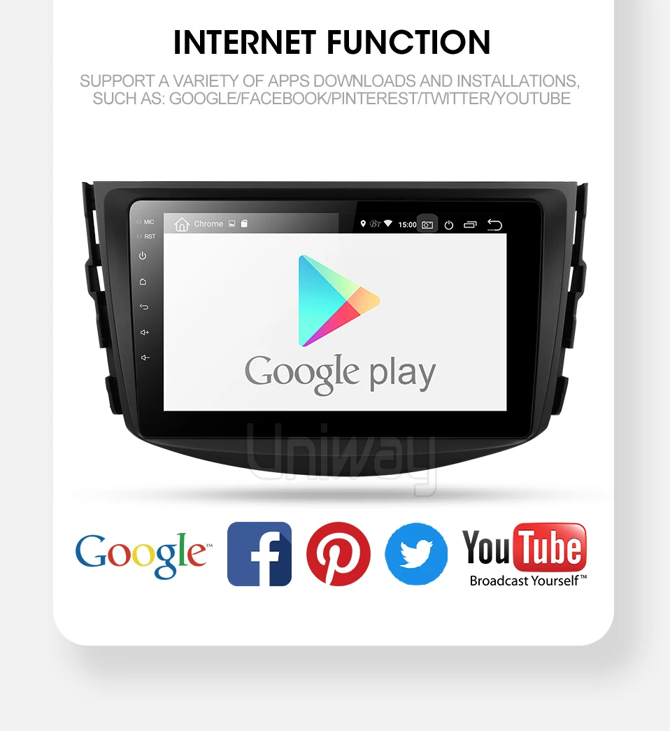 Discount Uniway ARAV48071 android 9.0 car dvd for Toyota RAV4 2007 2008 2009 2010 2011 car radio gps navigation with steering wheel 9 Discount Uniway ARAV48071 android 9.0 car dvd for Toyota RAV4 2007 2008 2009 2010 2011 car radio gps navigation with steering wheel 9