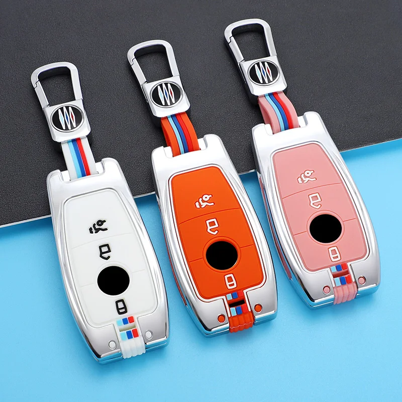 Custodia protettiva per chiave auto in lega di zinco custodia protettiva morbida per Mercedes Benz 2017 classe E W213 2018 classe S accessori Car styling 7 Custodia protettiva per chiave auto in lega di zinco custodia protettiva morbida per Mercedes Benz 2017 classe E W213 2018 classe S accessori Car styling - Hf90e06b05a0649148f904c750704d96df
