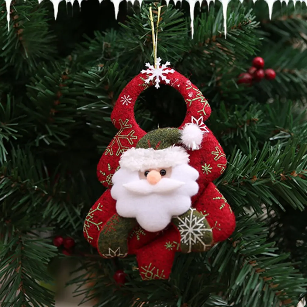 

New Christmas Tree Accessories Non-woven Cute Realistic Christmas Doll Christmas Decorations Dancing Evening Hanging Gifts