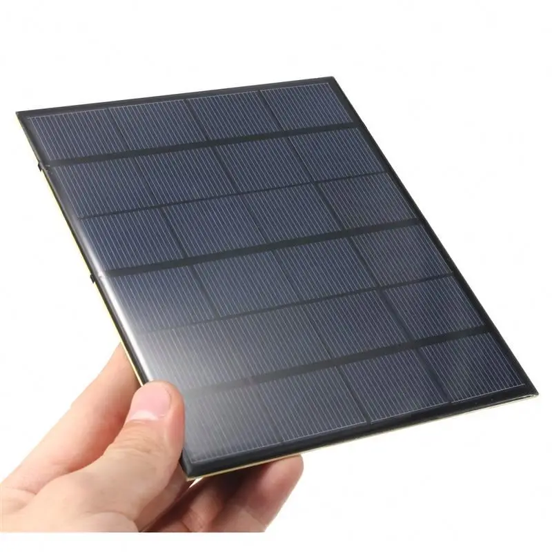 Monocrystalline solar panel 6V 3.5W 580MA with USB cable mini Epoxy solar panel battery charger Free shipping