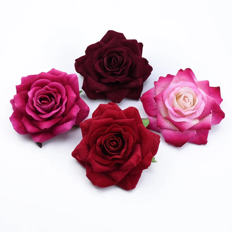 100 шт оптом искусственные розы украшения дома аксессуары свадебные декоративные цветы Шелковые цветы для скрапбукинга diy подарки