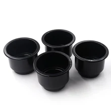 

4 pcs Recessed Drop In Plastic Cup Drink Can Holder For Boat Car Marine Universal cup holder