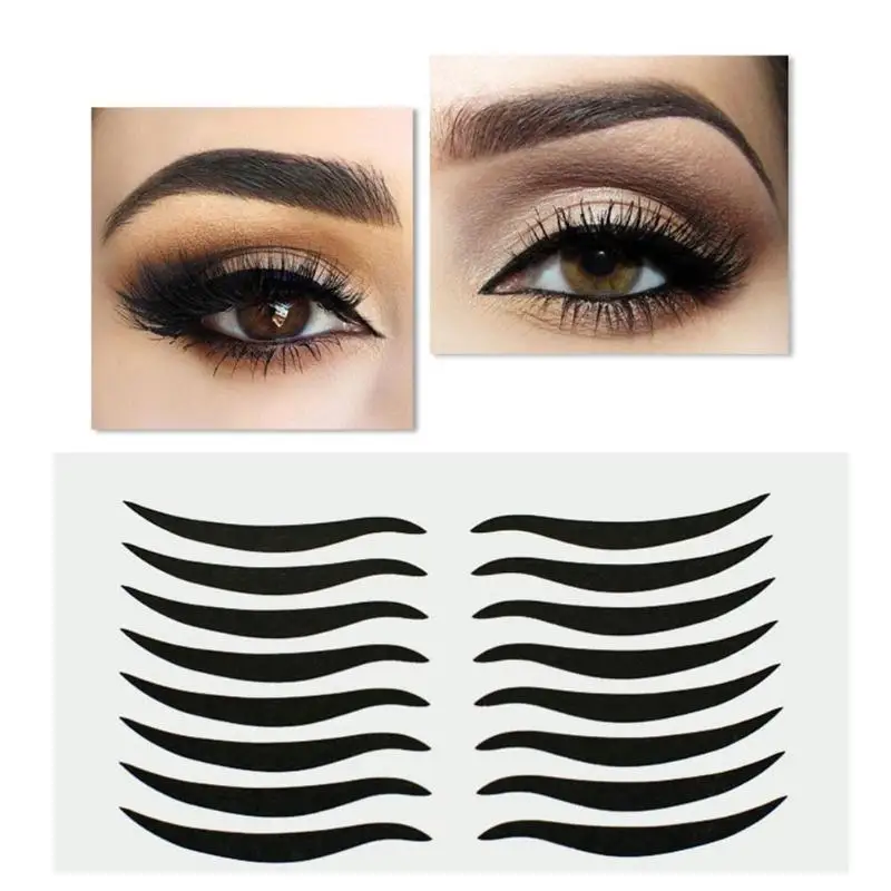 

160pcs Black Eyelid Tools Sexy Cat Style Eyes Sticker Eyeliner Tape Beauty Eyeliner Sticker Makeup Tool