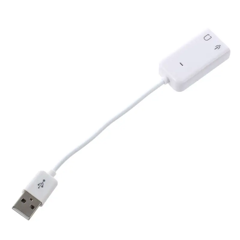 USB 2,0 Виртуальный 2,1 канал аудио эффект 7,1 3D адаптер звуковой карты