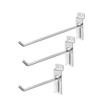 

uxcell 8-15pcs 10cm 15cm 20cm 25cm 30cm Slat Wall Hook for Room Garage Retail Store Display Parts
