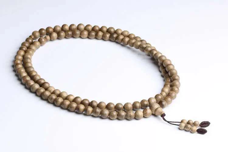 Tibetan Buddhism 108 Malay Eaglewood beads prayer Beads Mala Necklace