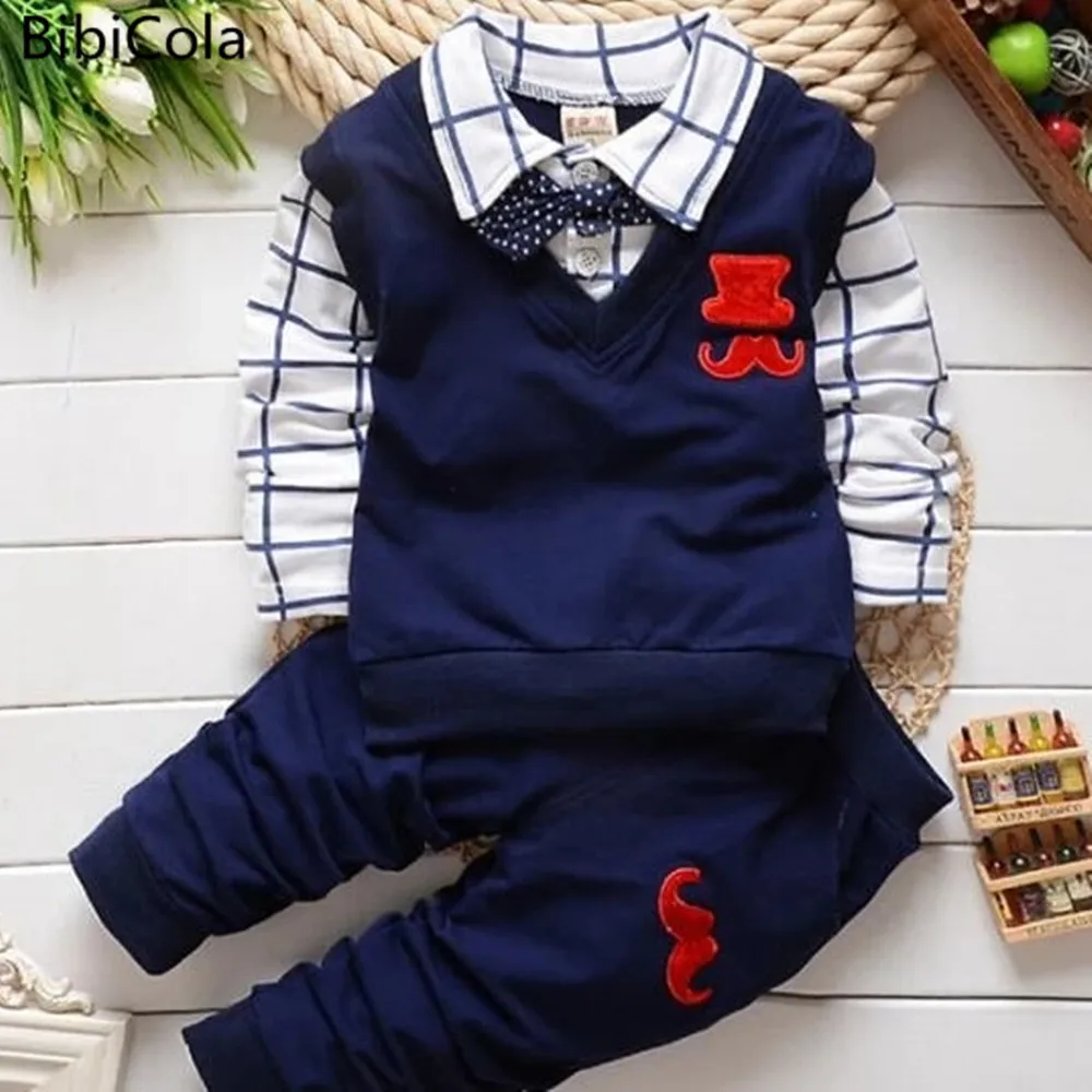 Boys Clothing Sets Kids Sports Suit Children Tracksuit Boys T-shirt Pant Baby Cartoon Casual Clothes