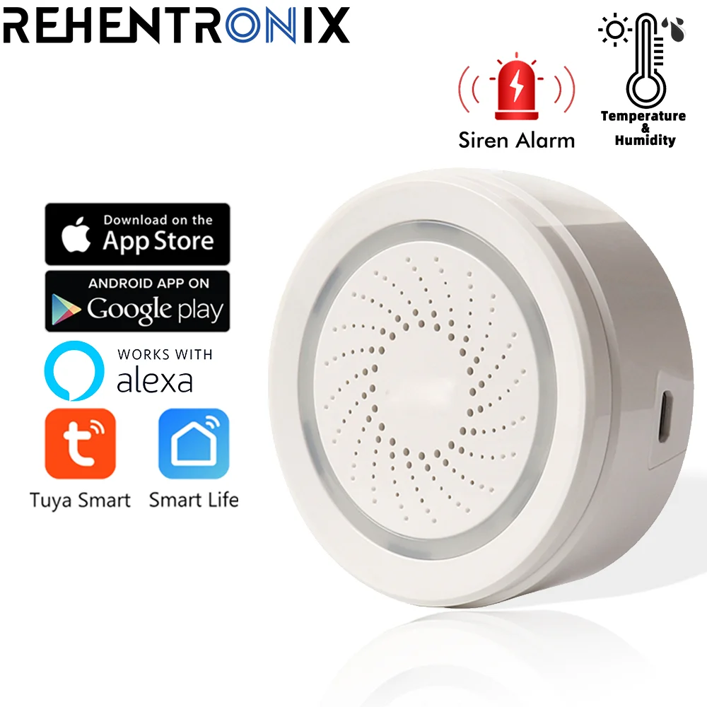 

Tuya Smart WIFI Temperature and Humidity Sensor Indoor Hygrometer Thermometer Detector Support Alexa Google Home Smart Life