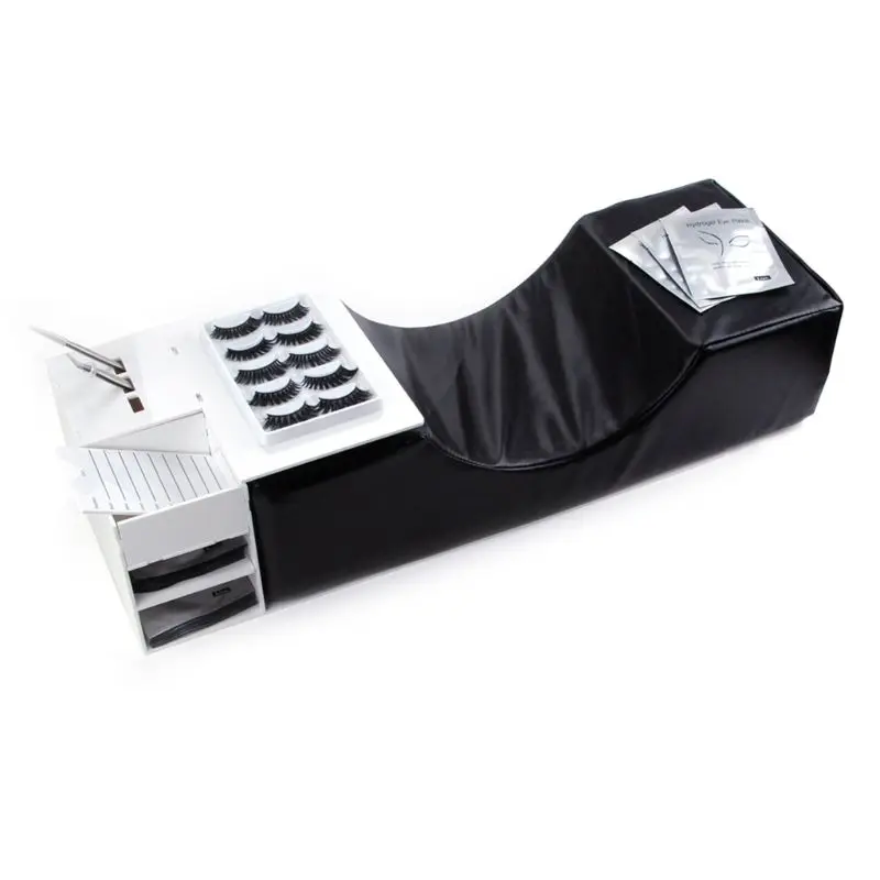 Beauty salon eyelashes console eyelash grafting- white/black Q0KD