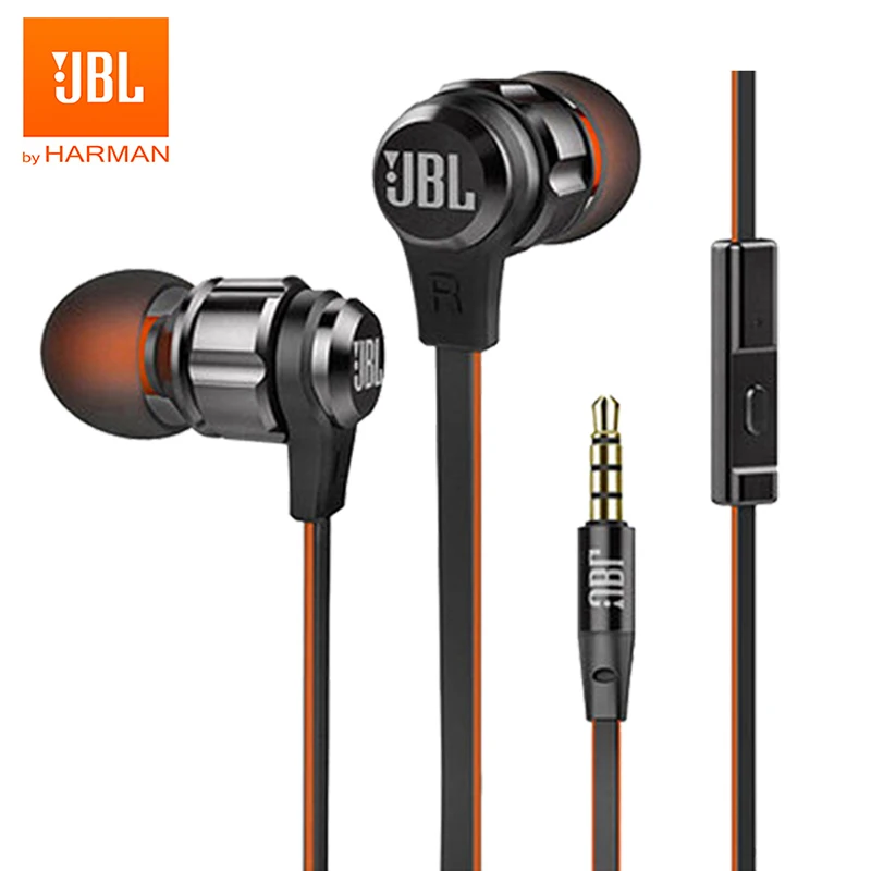 Стереонаушники JBL T180A с глубокими басами игровая Музыкальная гарнитура