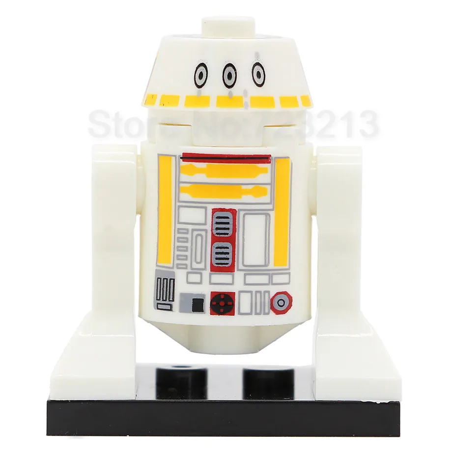 Один робот с космическими войнами C3PO R2D2, C-3PO, R2-D2, BB8, фигурки, строительные блоки, модели, наборы кирпичей, игрушки для детей, горячая Распродажа игрушек - Цвет: G
