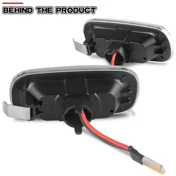 

Smoke Side marker lights Transparent 2x 2pcs 2* Dynamic Sequential Side