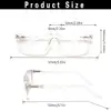 Henotin Fashion Transparent Comfortable Presbyopic Glasses Plastic Round Frame Super Affordable Reader Eyeglasses Diopter 0-600 4
