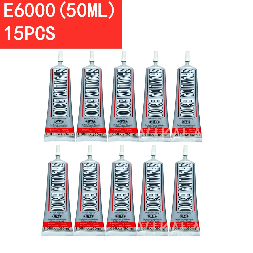 15 шт. промышленная жидкость E6000 супер клей сильный для Diy алмазная живопись Ткань