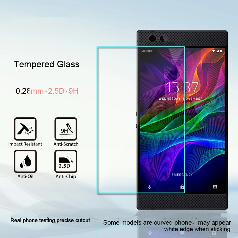 OriWood для razer PHONE 2 HD 9H переднее ультратонкое закаленное стекло с защитой от царапин