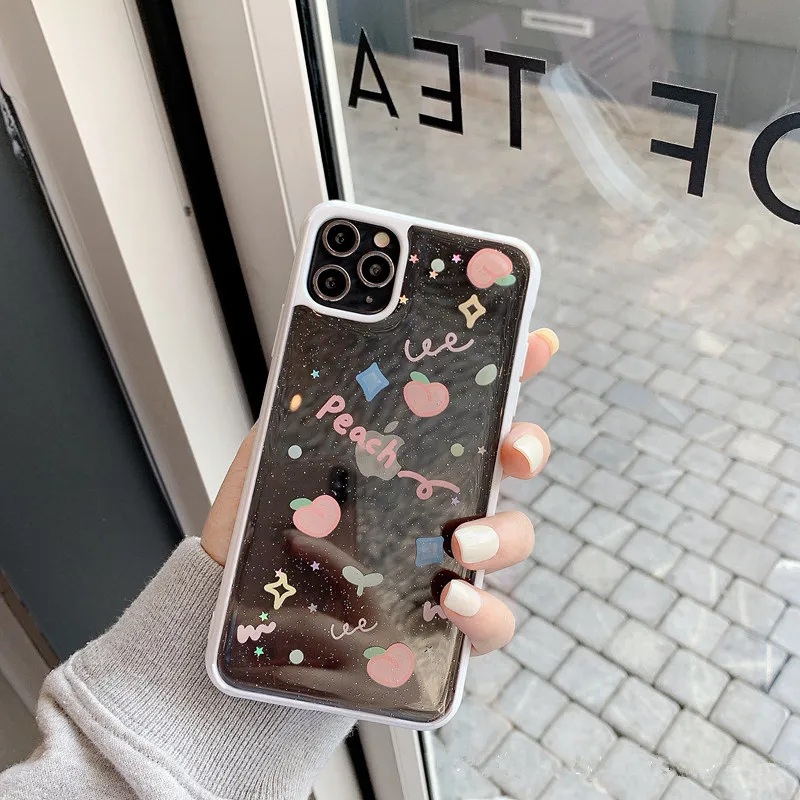 Luxury Glitter Transparent Case For iphone 11 Pro Xs Max SE 2 2020 case 7 8 plus X XR Back Cover Cute Clear Siliocne Soft Capa Luxury Glitter Transparent Case For iphone 11 Pro Xs Max SE 2 2020 case 7 8 plus X XR Back Cover Cute Clear Siliocne Soft Capa