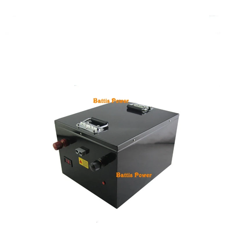 Литий-ионный 48V 100AH блок батарей BMS Li-ion для 5000w UPS скутер велосипед транспортировки клуб Солнечная система+ 10A зарядное устройство