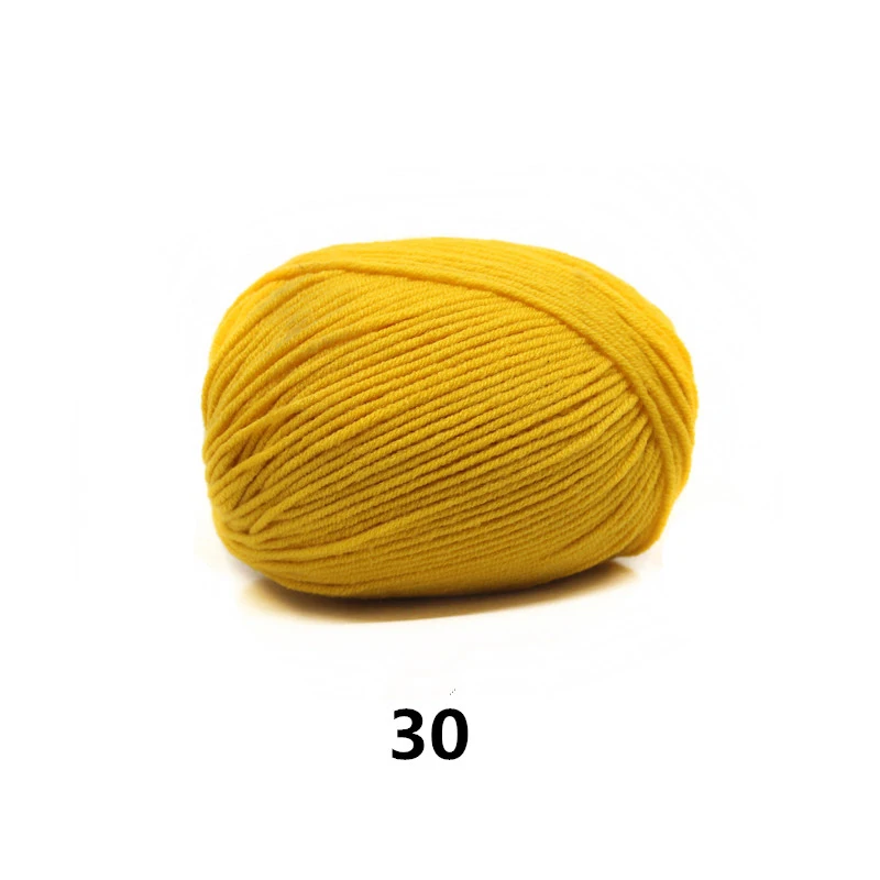 30 10pcs 10 шт. ПРЯЖА ДЛЯ ВЯЗАНИЯ Штраф Камвольной Хлопковой нити, Пряжа Смесовая Строки Ручного Вязания Пряжи для Свитера Шарф 500 г - Цвет: 30 10pcs