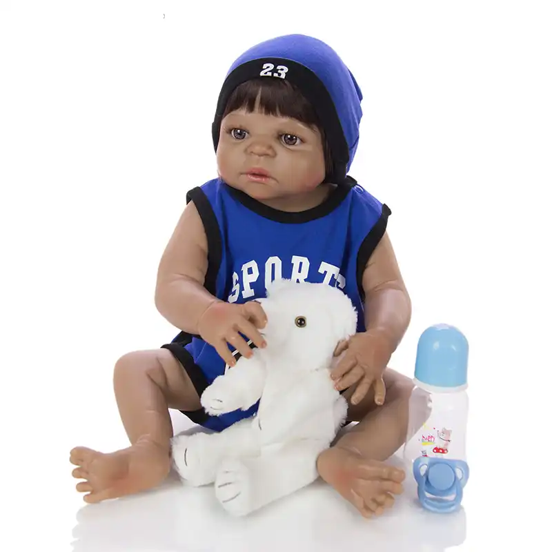 african american silicone reborn baby boy