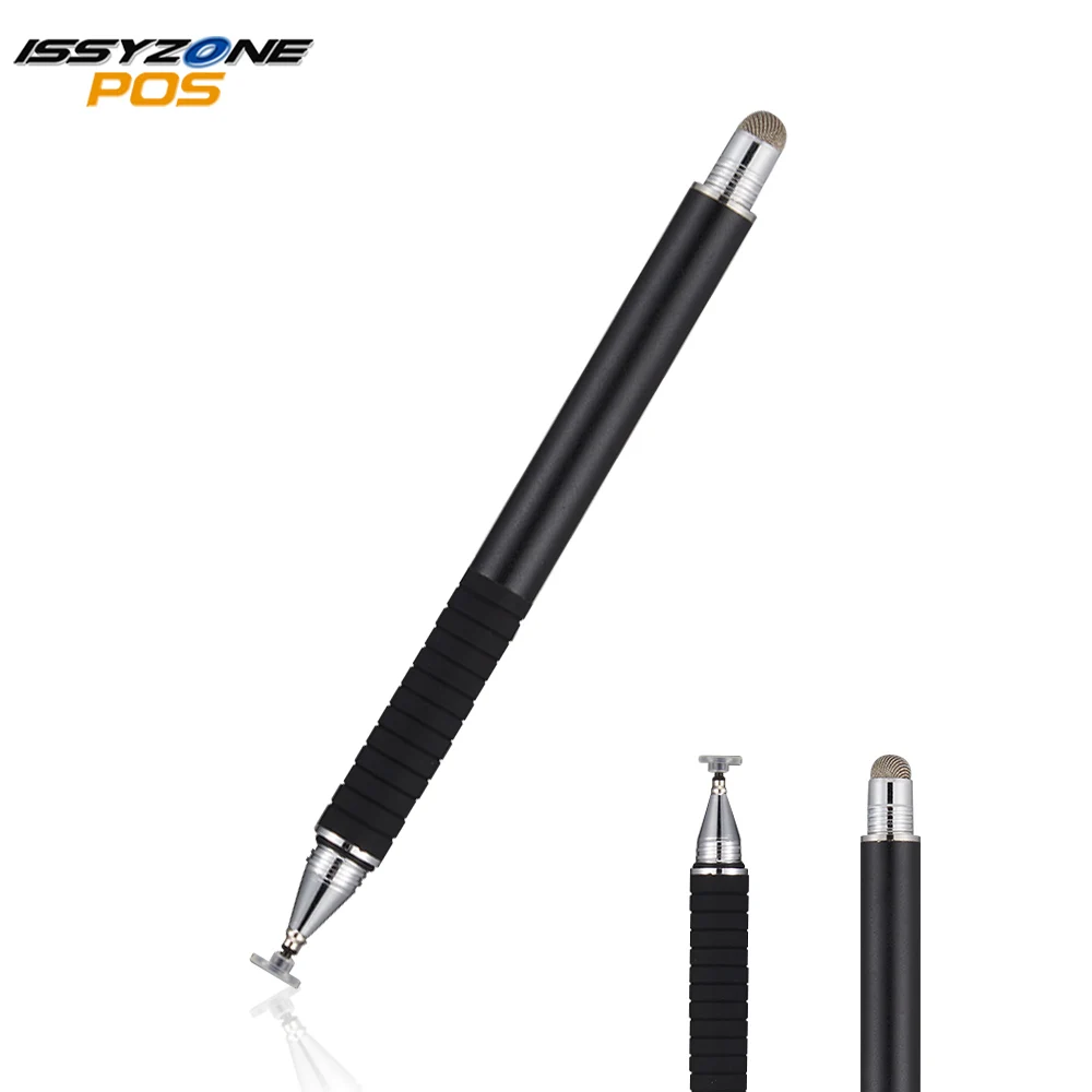 Емкостная ручка универсальная 2 в 1 сенсорный экран мягкие силиконовые стилусы для смартфона для КПК для iPad Tablet PC Высокое качество
