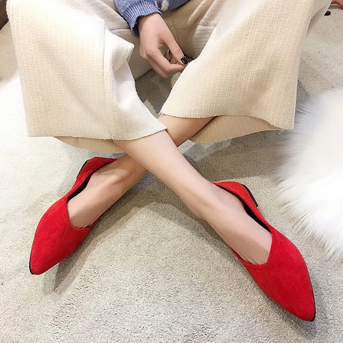 

Round Sweet ballet Women Flats Shoes Spring New Women Flats Slip On Women's Female Moccasins Shoes slip on flat loafers U15-29