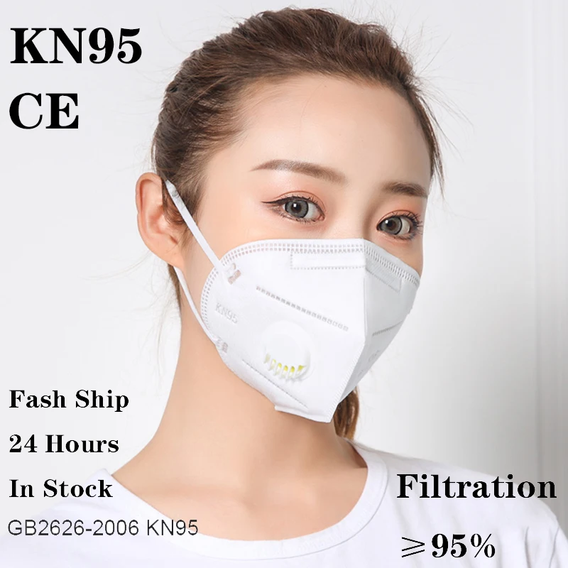 

In Stock ! N95 FFP2 Mask Mouth Face Mask Dust Anti Infection KN95 FFP3 Masks PM2.5 Anti-fog Protective Respirator Reusable