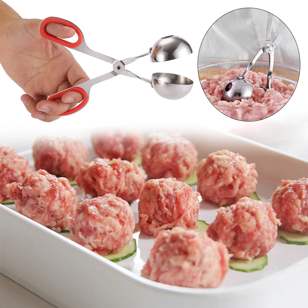 Нескользящая ручка для приготовления мясных шариков зажим еды наполнитель