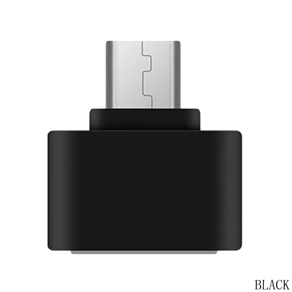 USB OTG адаптер USB конвертер для Android Tablet PC Micro USB для мини OTG кабель - Цвет: Белый