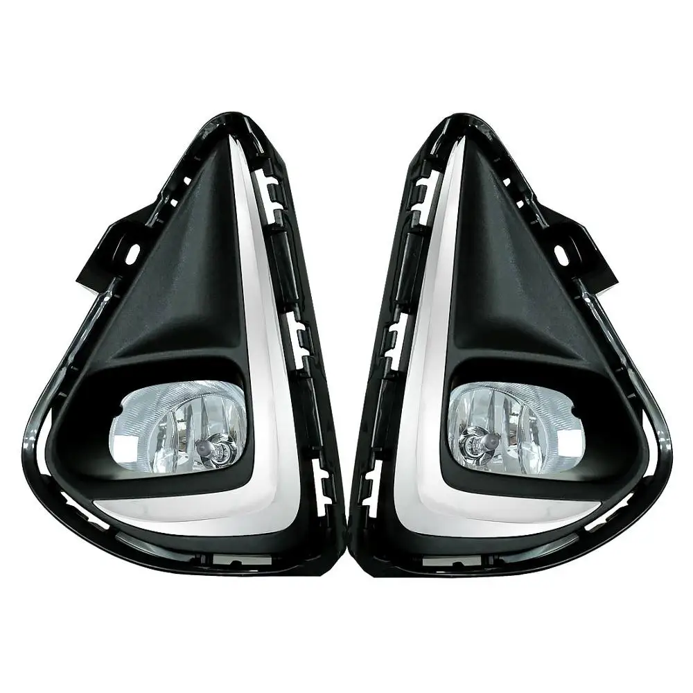

Magic ColorM 1 Set Car LED Front Bumper Driving Fog Light For Toyota Corolla AXIO 2018-ON Assembly With Wires Switch Fog Lamp