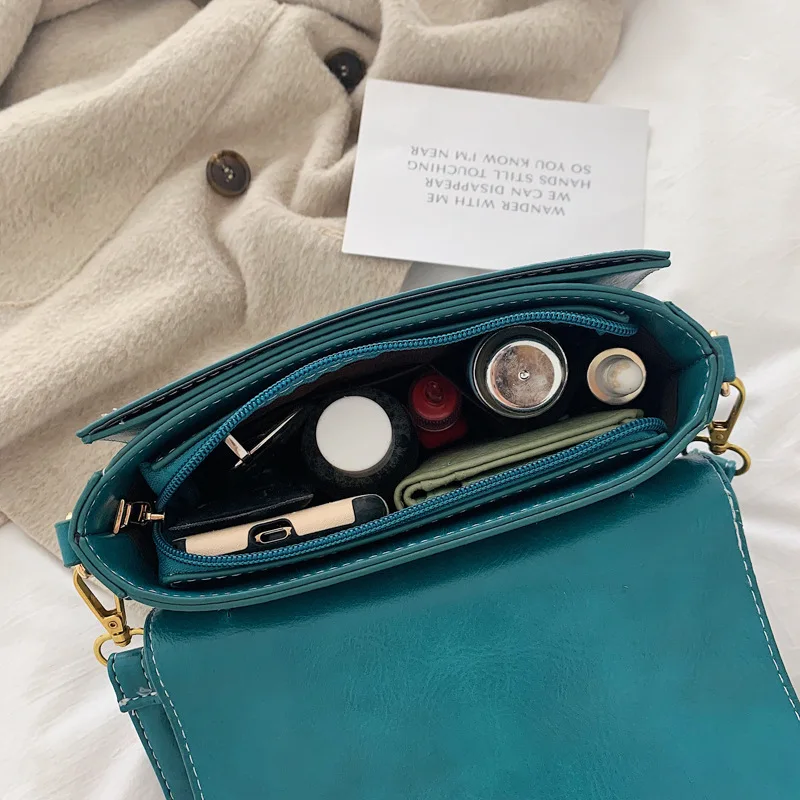 

Bag Women's 2019 New Style Europe And America Embossed Square Sling Bag Chain Handbag Versatile Glorious Broadband Messenger Bag