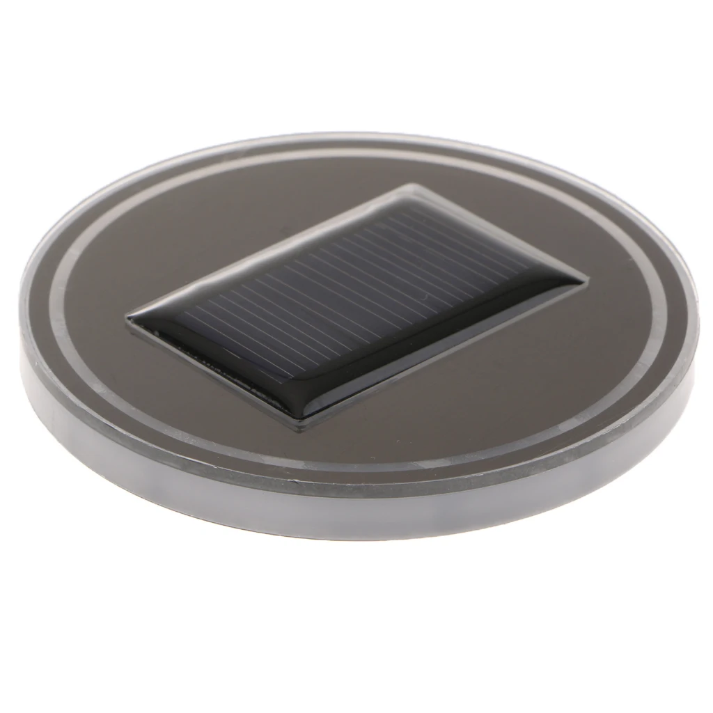 Car LED Cup Pad led Cup Coaster Mat Luminescent Cup Pad LED Mat Interior Atmosphere Lamp Decoration Light (Infiniti) Red