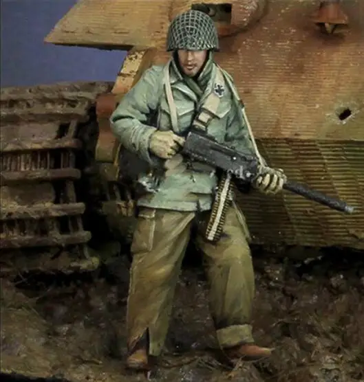 Масштаб 1/35 Неокрашенная фигурка из смолы США Серж GK|Наборы для сборки моделей| |