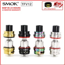 SMOK TFV12 бак 6 мл электронная сигарета Vape стеклянная трубка распылителя V 12X4 Катушка ядро испаритель VS TFV16 V12 Prince Tank