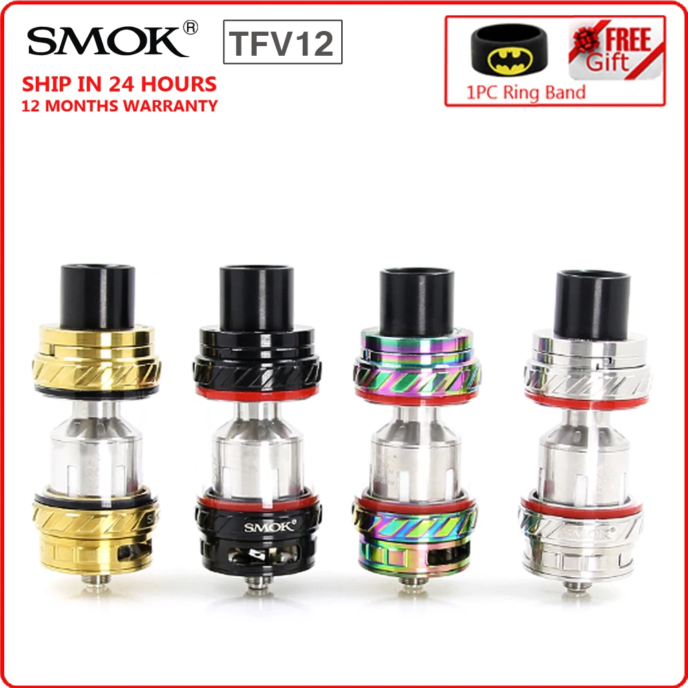 Оригинальный бак SMOK TFV12 6 мл электронная сигарета Vape стеклянная трубка