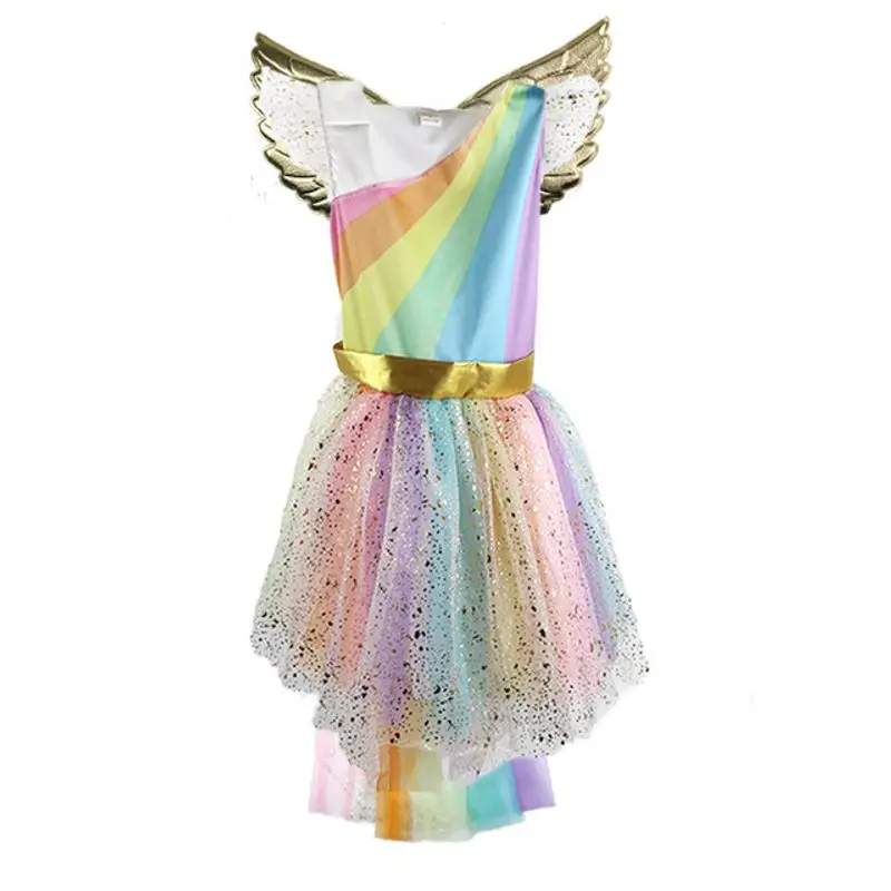 Платье принцессы для девочек платье с блестками платья косплея детское