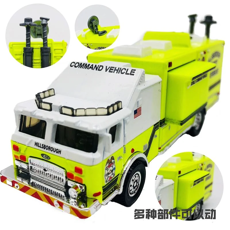 Hillsborough County Fire Department Command Vehicles Fire Truck Alloy