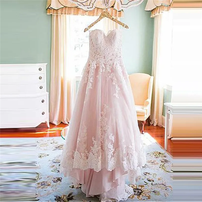 

Sexy Sweetheart Lace Appliques Wedding Dress Custom Online Natural Plus Size Ladies Bridal Gowns Sexy Vestidos De Mariage