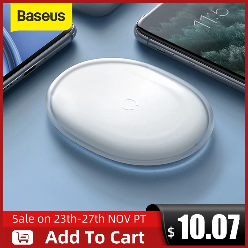 Baseus Jelly Wireless Charger 15W Fast Qi Wireless Charger For iPhone Airpods Pro Quick Wireless Fast Charging Pad Phone Charger|Wireless Chargers|…