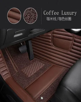 

Car floor mats with Logo/Brand Logo for Honda CRV CR-V Accord HRV Vezel Crosstour fit City 5D all weather car-styling carpet flo