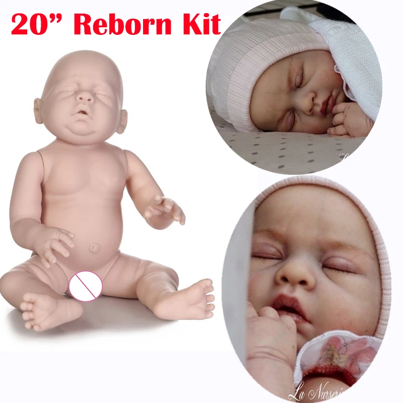 NPK Новый 20 дюймов полный силиконовый винил Reborn кукла комплект хорошее качество