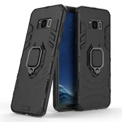 Чехлы для смартфонов для Samsung gаlaxy S8 Plus чехол поглощающий держатель защитный чехол S8plus Kickstand противоударный жесткий чехол