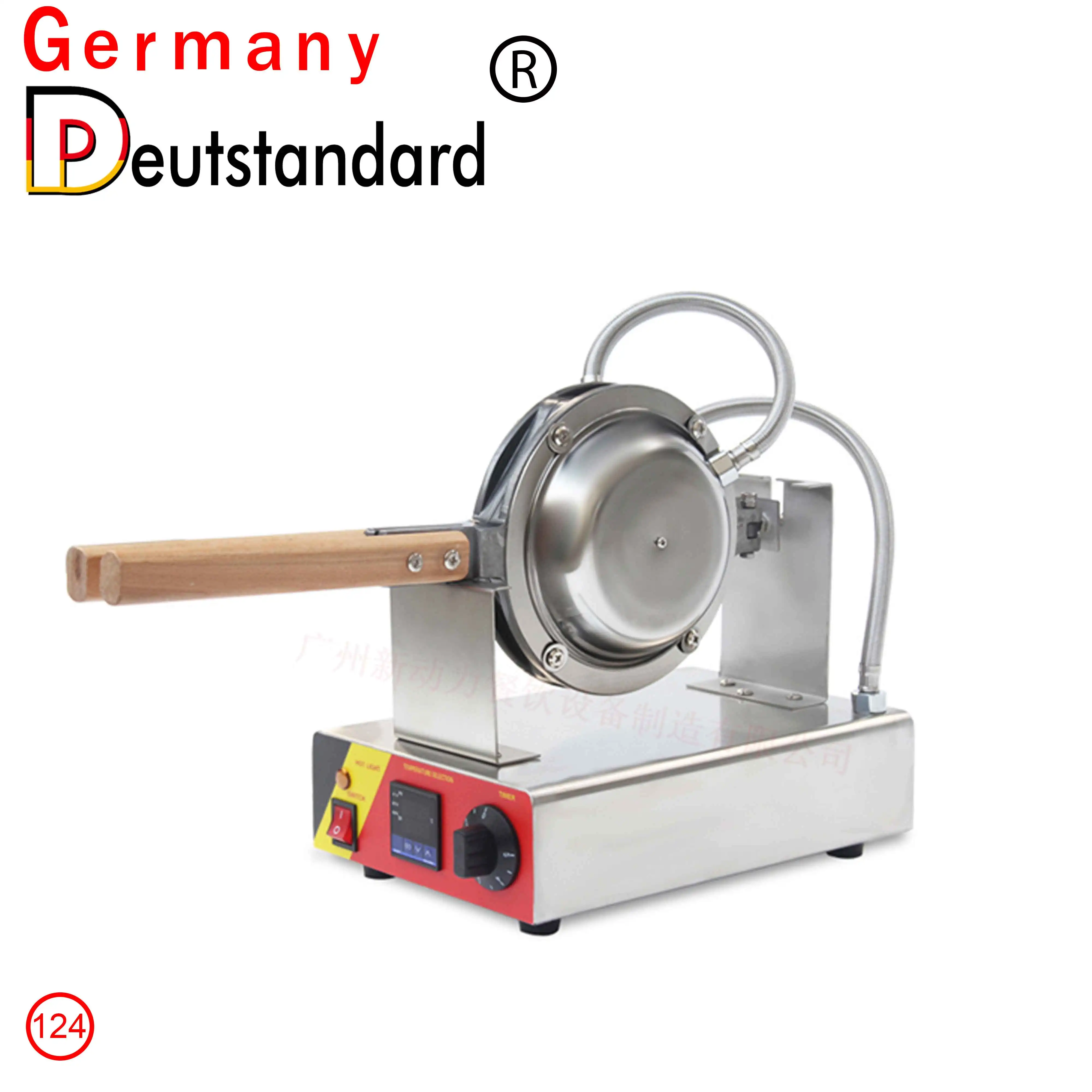 

Advanced digital display Hongkong Waffle Maker Ice Cream Egg Waffles A steel body Non-stick Plates waffle Egg Bubble Cake Oven
